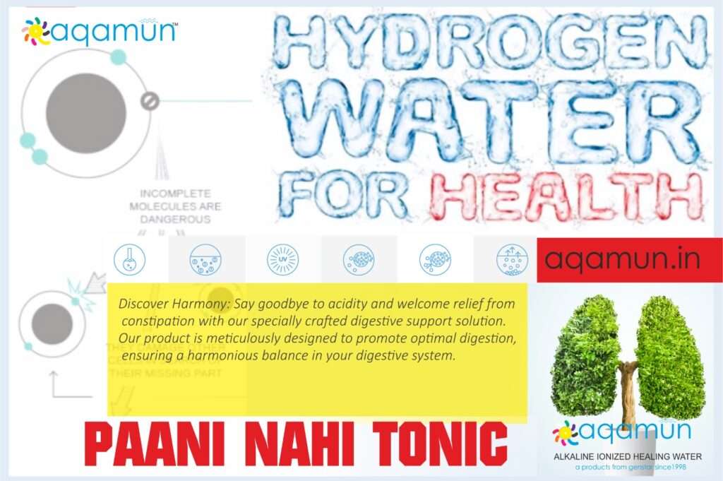 Hydrogen water for health, providing antioxidant-rich water that helps improve hydration, boost energy, and support overall wellness.