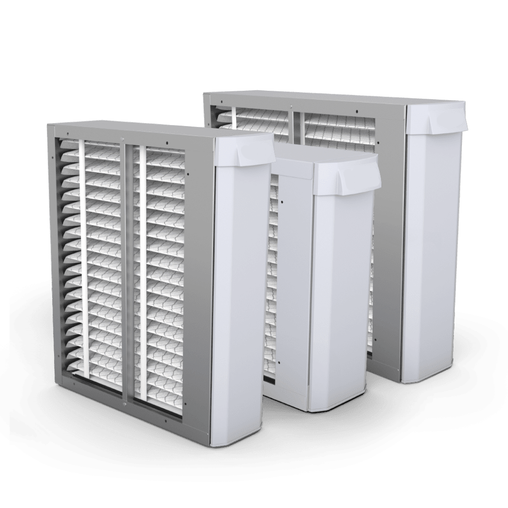 Family enjoying clean air with Aqamun air purifiers, providing fresh, purified air for a healthier home environment.
